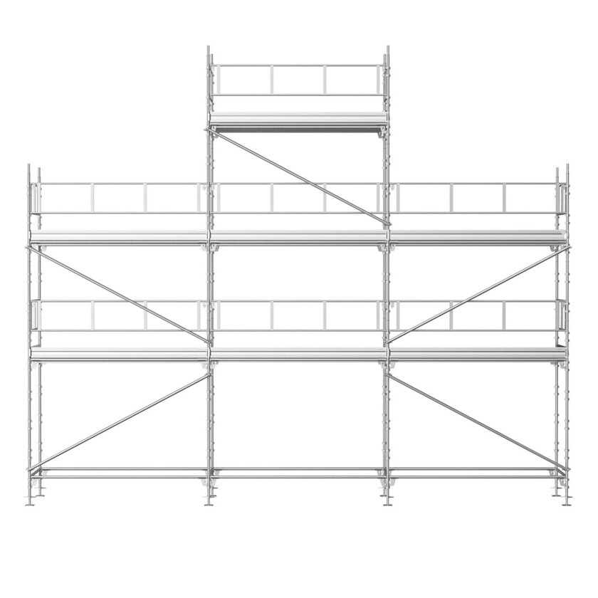 Murerstillads 9x6,5/8,5 stål