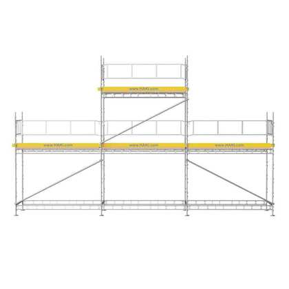 Murerstillads 9x4,5/6,5 stål	