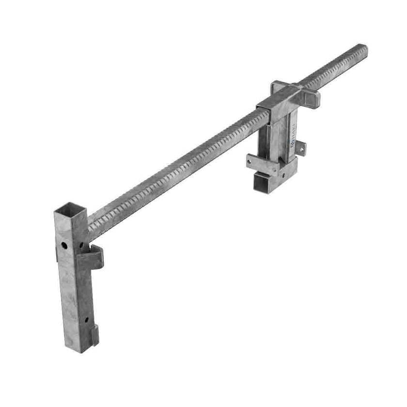 Universaltvinge til firkantet rækværksstolpe