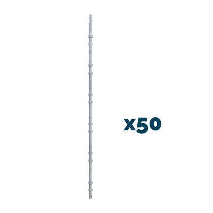 Søjle 3,0m stål 50-stk