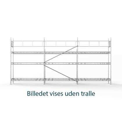 Murerstillads 4x9m. komposit-tralle