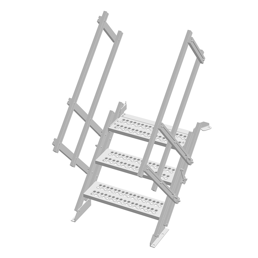 3-trins alutrappe